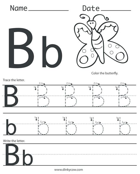 Letter B Worksheets Free Printables