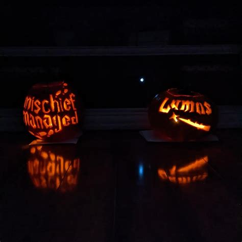 My girlfriend and I carved some Harry Potter pumpkins : r/pumpkincarving