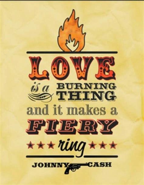 Ring of fire | Johnny cash, Country music quotes, Country music lyrics