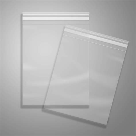 Buy 100 Pcs -8" x 10" Clear Plastic Cellophane Bags-Resealable Self ...