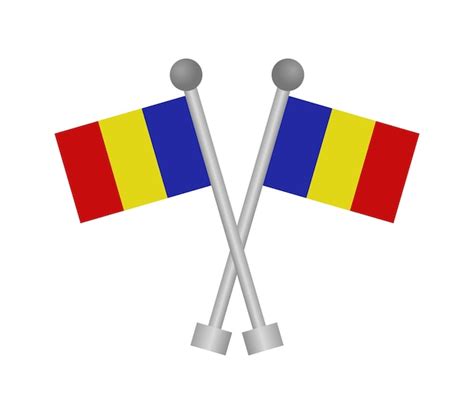 Drapeau de la Roumanie | Vecteur Premium