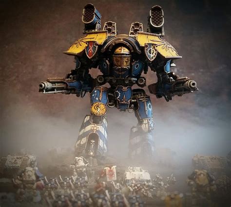 Found this awesome composite image. AT titan and 40k models. I'm so ...