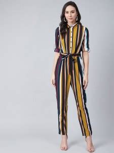 RARE Striped Women Jumpsuit - Buy RARE Striped Women Jumpsuit Online at ...