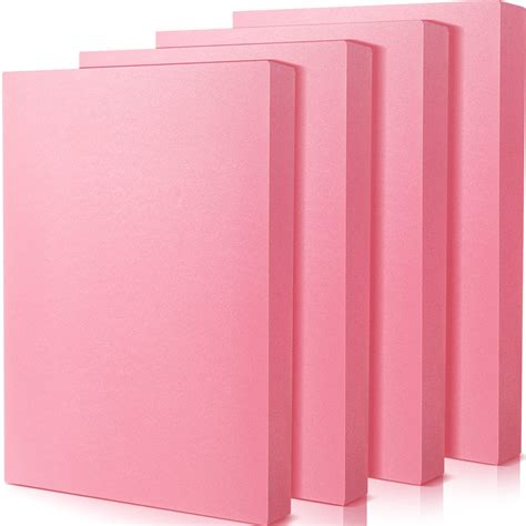 Treela 4 Pieces Pink Insulation Foam 2 Inch Thick Rectangles XPS Foam ...