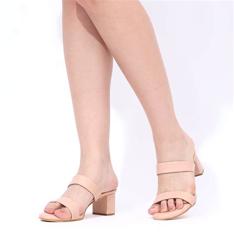 Elegant Dual Strap Block Heels | TRASE Footwear – Trase Footwear