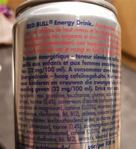 Ingredients For Red Bull Energy Drink at Nicholas Flower blog