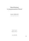 Image result for Algorithme Et Programmation Cours PDF