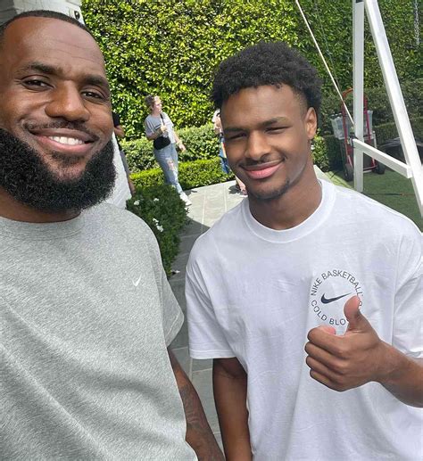 LeBron James Celebrates Son Bronny's Birthday: 'Keep Going Up!'