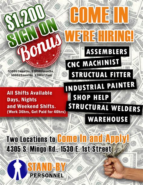 Sign On Bonus Template