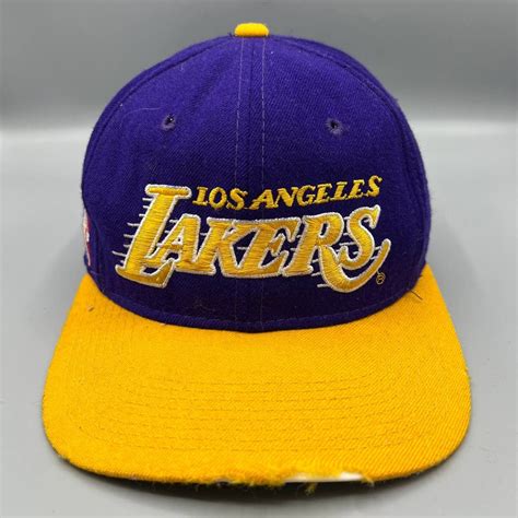 Sports Specialties Vintage Los Angeles Lakers Hat Men 7 Motion Fitted ...