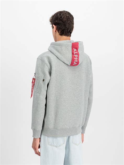 Red Stripe Hoodie | Alpha Industries