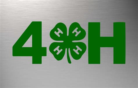 4H Svg, 4-H Clover Svg, 4-H Svg, 4H Logo Svg, 4H Vector, 4H Silhouette, 4H File for Cricut, Svg ...