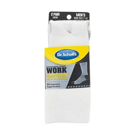 Buy Dr. Scholl's Men's Professional Series Work Compression Socks ...