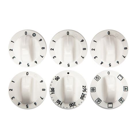 DUGME SPORETA BAKELITNO GORENJE NT RP BELO (6 kom) SET - Dugmad špo...