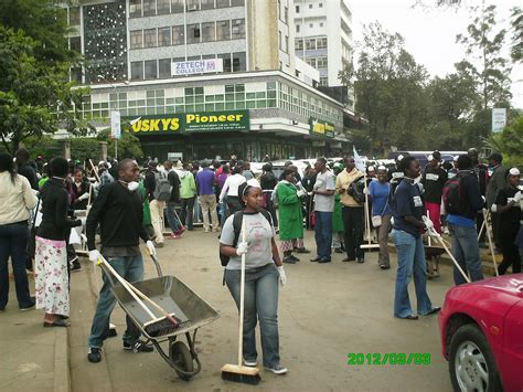 KCDN: Zetech College joins in cleaning Nairobi