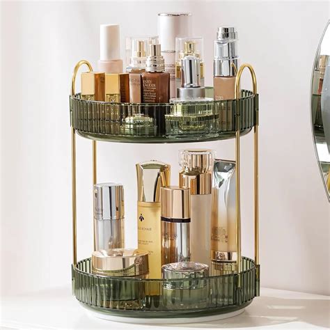 360° Rotating Makeup Organizer Box – Glamluxe