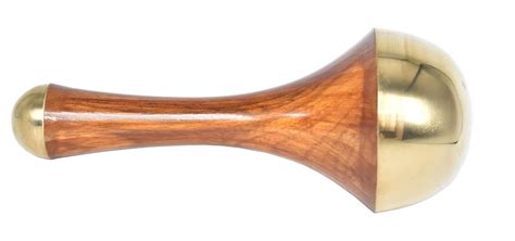 HEALTHANDWEALTH Kansa Wand Massager 2In1 Bronze Cap Traditional Design ...