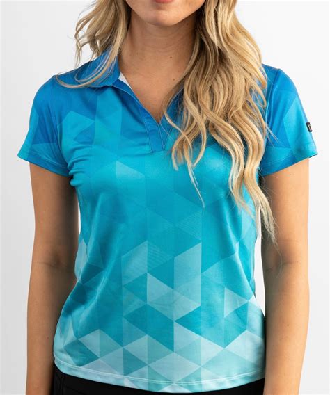 Turquoise Golf Shirt - Women's Baby Fade Polo. Only $39.95. – Yatta Golf