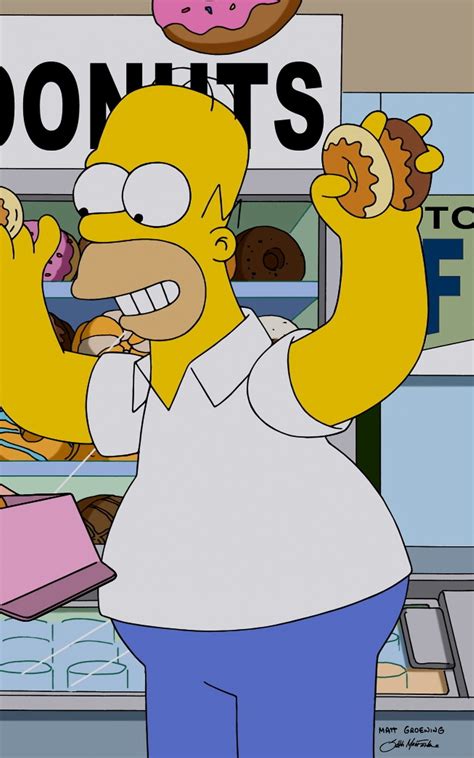 Homer Simpson Donuts Wallpaper