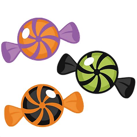 Caramelos Dulces Halloween Happyhalloween Terror - Clip Art Halloween ...