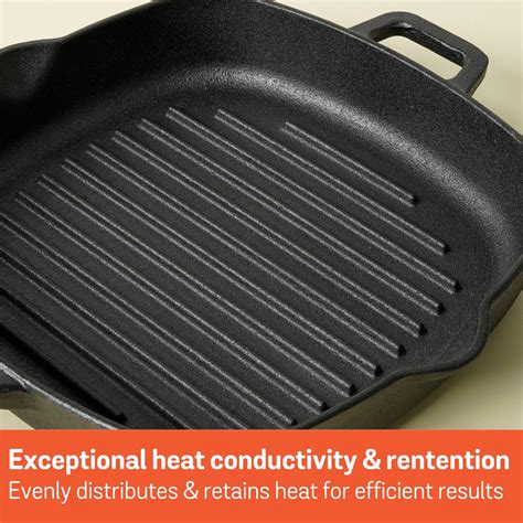 Meyer Cast Iron Grill Pan | Cast Iron Pan | Tandoor Grill | Cast Iron ...
