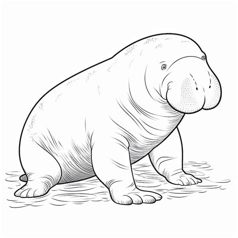 Manatee drawing Photos - Download Free High-Quality Pictures | Freepik
