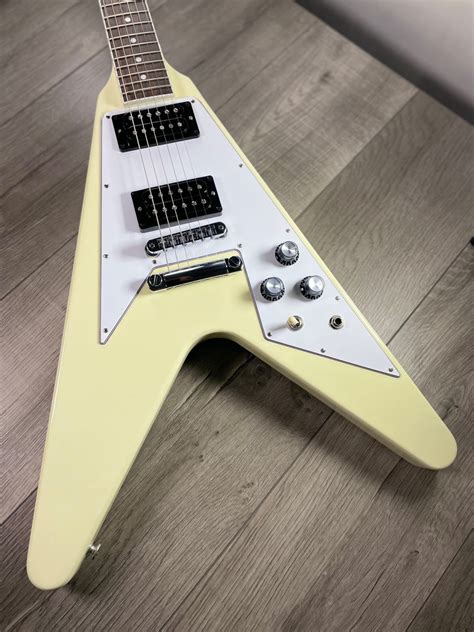 gibson flying v white: 1958 korina flying v – HLZTF