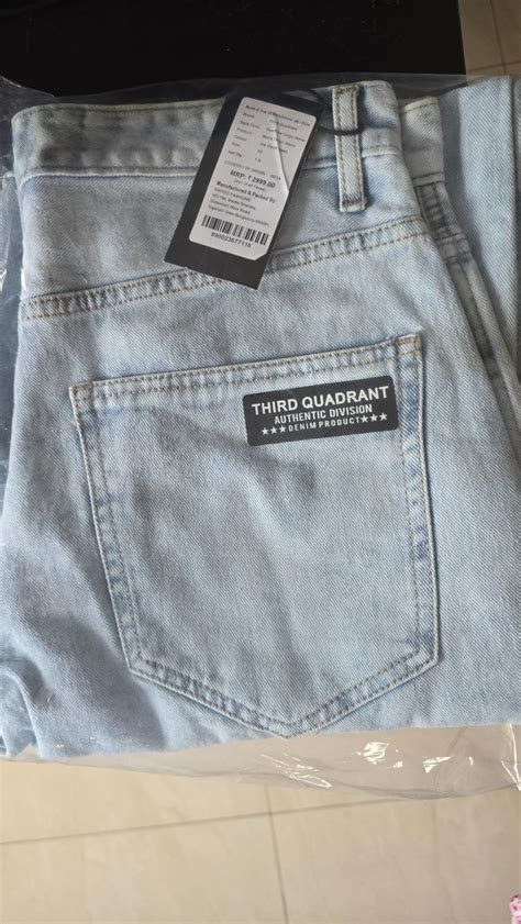 THIRD QUADRANT Cargo Jogger Baggy Jeans for Men | Loose fit Washed ...
