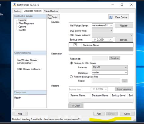 Image result for Dell Networker SQL Backup