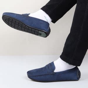 FAUSTO Suede Leather Side Stitched Driving Loafer and Mocassin For Men ...