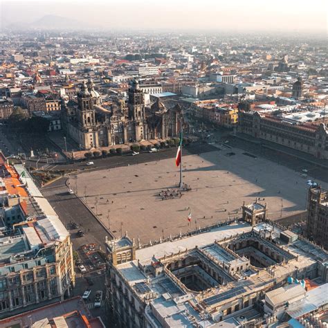 Aerial View Of Zocalo, Main Colonial Square In Mexico City, Mexico, Latin America - Travel Off Path