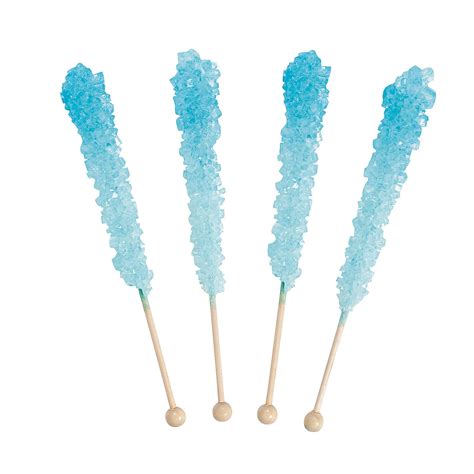 Light Blue Rock Candy Pops - Edibles - 12 Pieces - Walmart.com ...