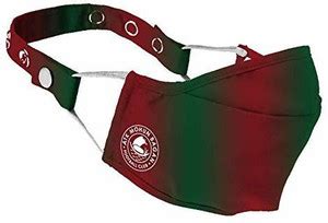 Risque Face Mask With Nose Pin Pack Of 2 Zero ATK Mohun Bagan Premium ...