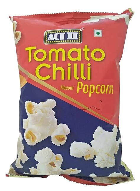Act II Popcorn - Tomato Chilli Flavour, 45g Pouch : Amazon.in: Grocery ...