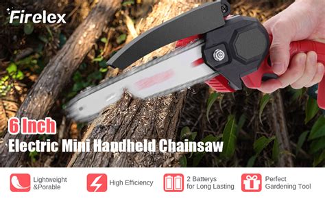 Small Handheld Chainsaw Mini Chainsaw 6" Cordless Chainsaw Battery ...