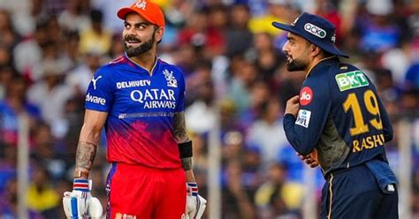 RCB vs GT:आईपीएल मैच के दौरान बेंगलुरु में हल्की बारिश की संभावना है ...