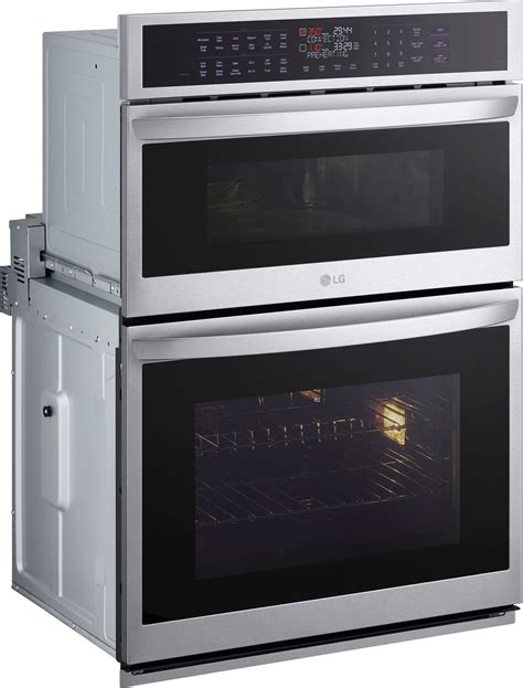 LG 30" Smart Built-In Electric Convection Combination Wall Oven with ...