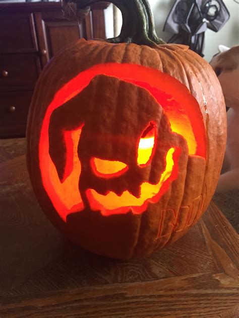 Oogie Boogie Pumpkin Template