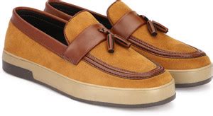 SHOZANIA Mocassion shoe in suede vegan leather with FANCY ROLL Loafers ...