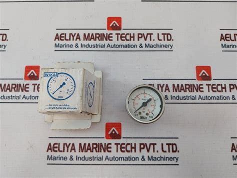 Wika 111.12.040 Pressure Gauge 0-60 Psi – Aeliya Marine Tech