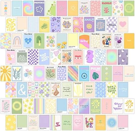 Thepaper9store Danish Pastel Collage Kit Aesthetic Room D?cor Self ...