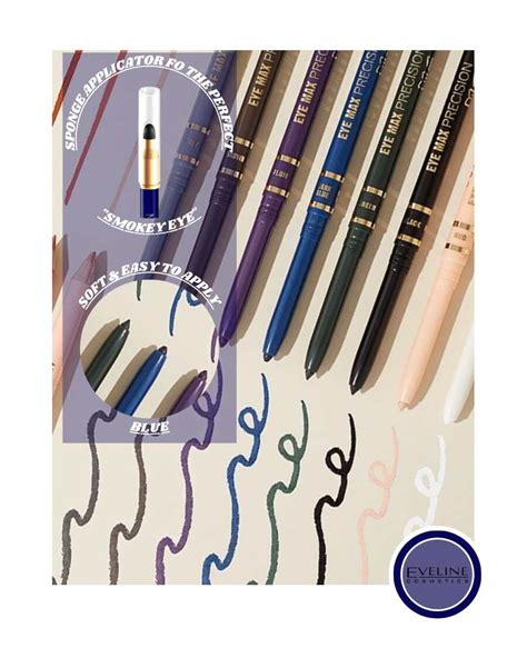 Eveline Cosmetics Eye Max Precision Eyeliner - Automatic Eye Pencil ...