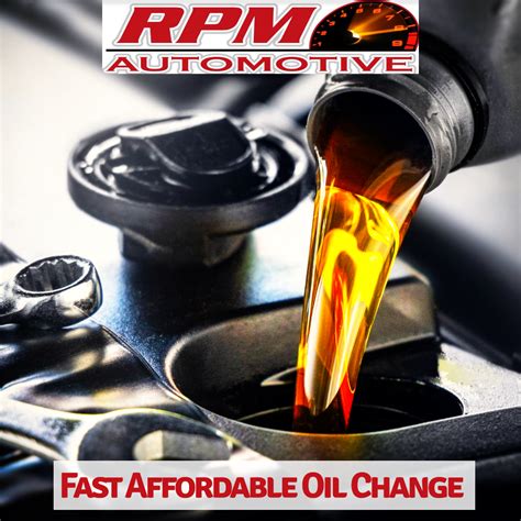 Oil Change Service at RPM Automotive