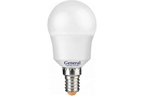 Светодиодная лампа General Lighting Systems GLDEN-G45F-B-7-230-E14-6500 ...