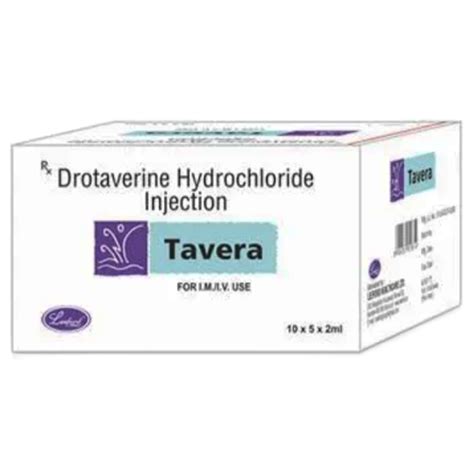 Buy Tavera Injection 2 ml online | Uses, Side Effects, Price and ...