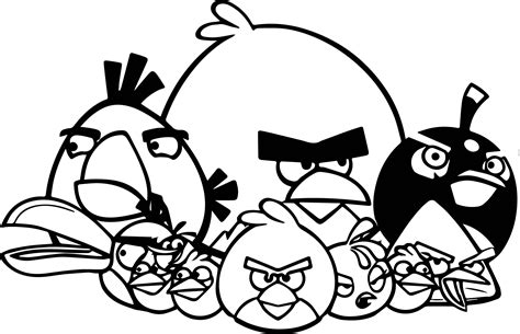 Free Printable Coloring Pages Angry Birds