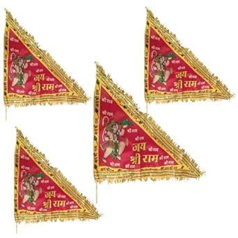 AYOSHRI® Jai Shree Ram Hanuman Ji Flag / Jhanda / Dwaja Printed ...