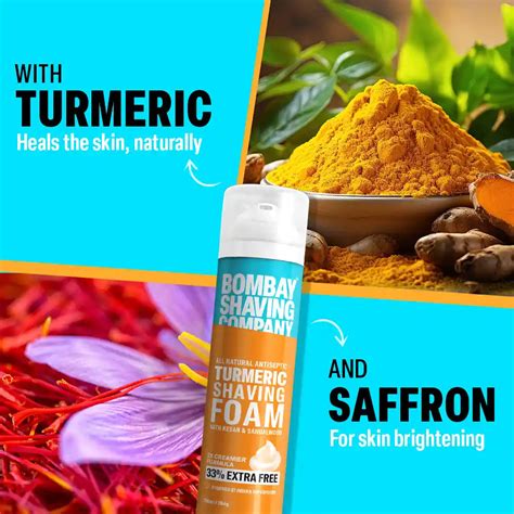 Buy Turmeric Shaving Foam for a Smooth Shave I Bombay Shaving Company