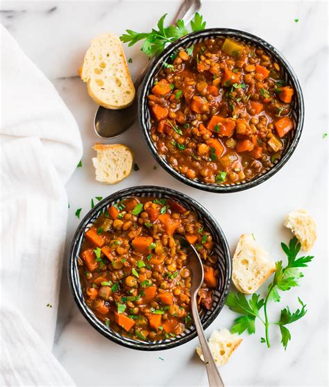 Crockpot Lentil Soup – WellPlated.com