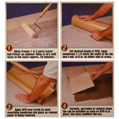 Anti Fracture Membrane Tile Flooring Crack Protection Kit | Floor & Decor